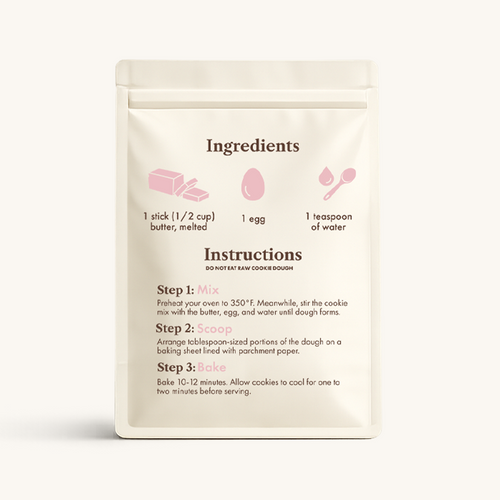 Brown Butter Peanut Butter Cookie Mix